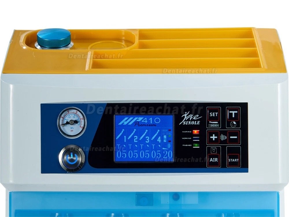 Dispositif de nettoyage et de lubrification des pièces à main dentaires